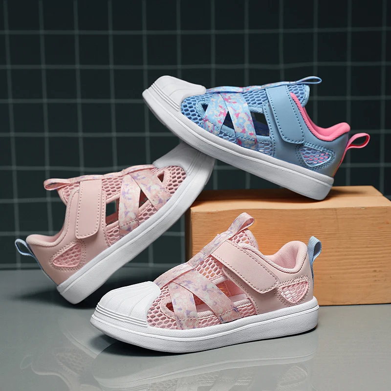 

Fashion Children's Running Sneakers Kids Hollow Out Casual Shoes Lightweight Boys Girls Walking Shoes Child Non-slip Sport Shoes