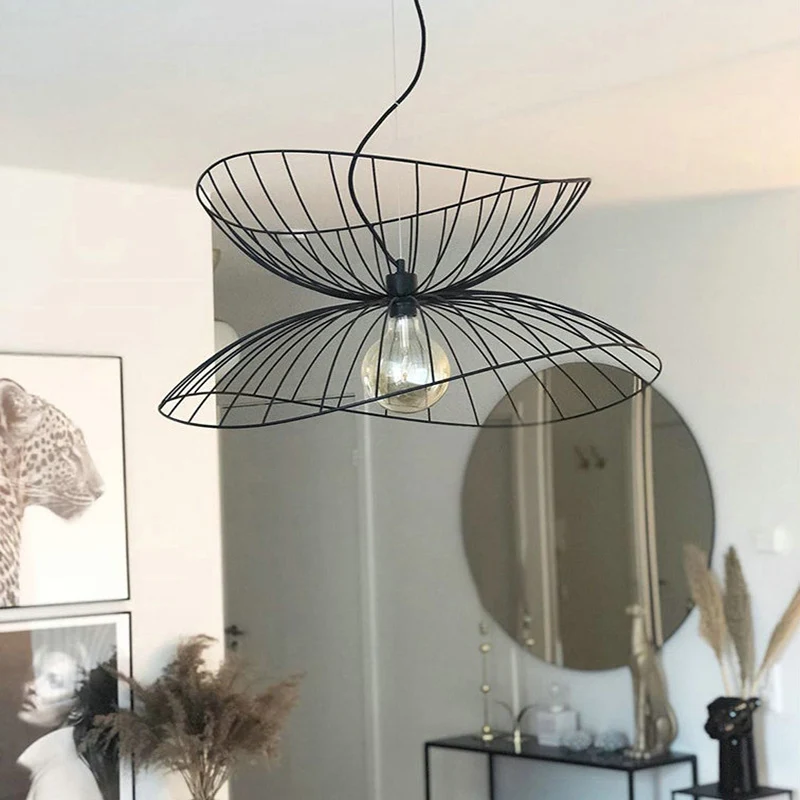 Подвесной светильник в стиле пост-модерн индастриал лампа из кованого железа для