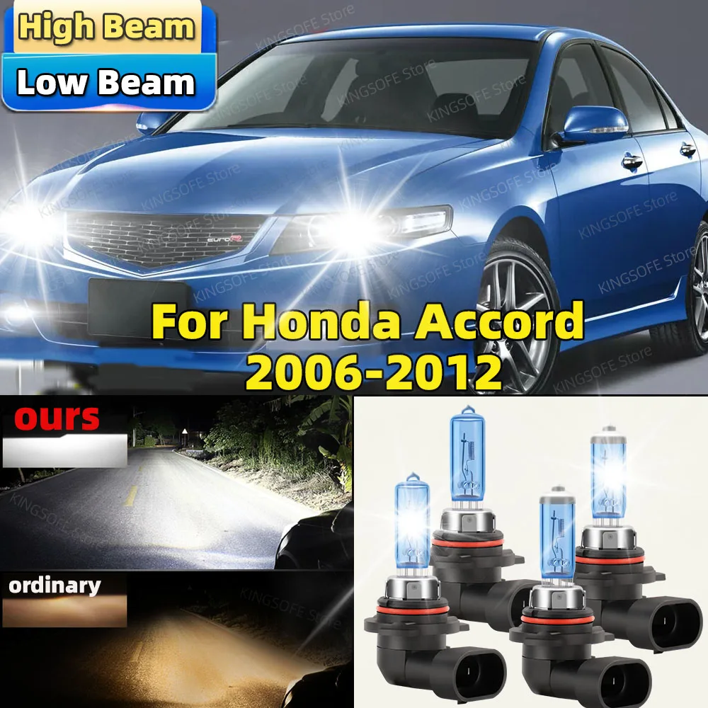 4 шт. 100 Вт галогенная лампа Canbus автомобильная фара HB3 HB4 дальнего ближнего света