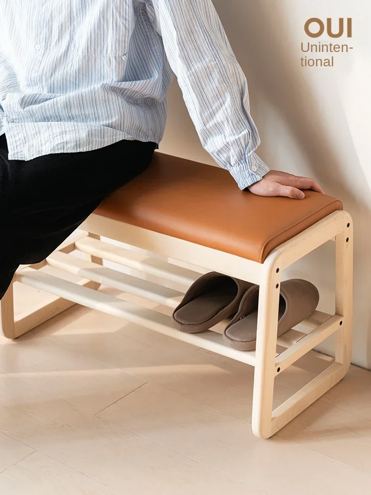 ła z litego drewna stołek do zmiany butów drzwi użytku domowego nosić buty wejście salon prosty może siedzieć miękka torba przedpokój