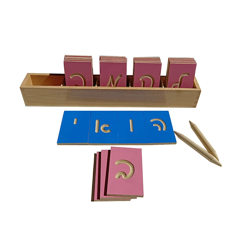 Иврит Священный сценарий Написание אלפ 수 ע Xo Desen Mini Tracing Board материалы Монтессори