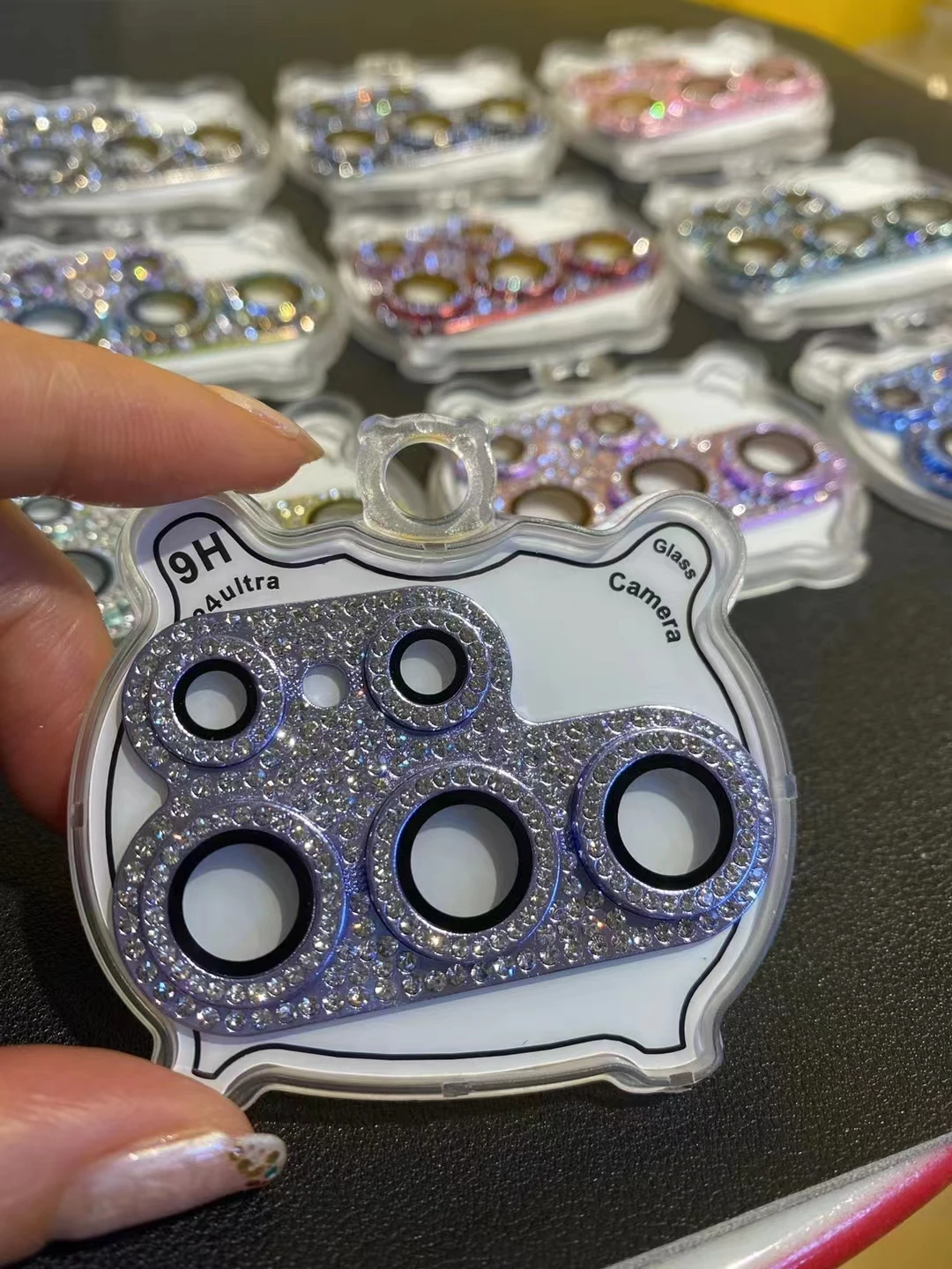 1 шт. АЛМАЗНОЕ КОЛЬЦО Matel для камеры Samsung Galxy S24 Ultra задняя линза Закаленное стекло