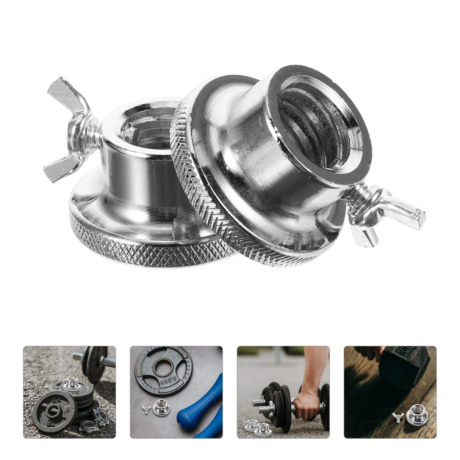 

2pcs Iron Iron Dumbbell Collars -lock Cap Collar Iron Iron Dumbbell Collars -lock Cap- Lock Collars Screw