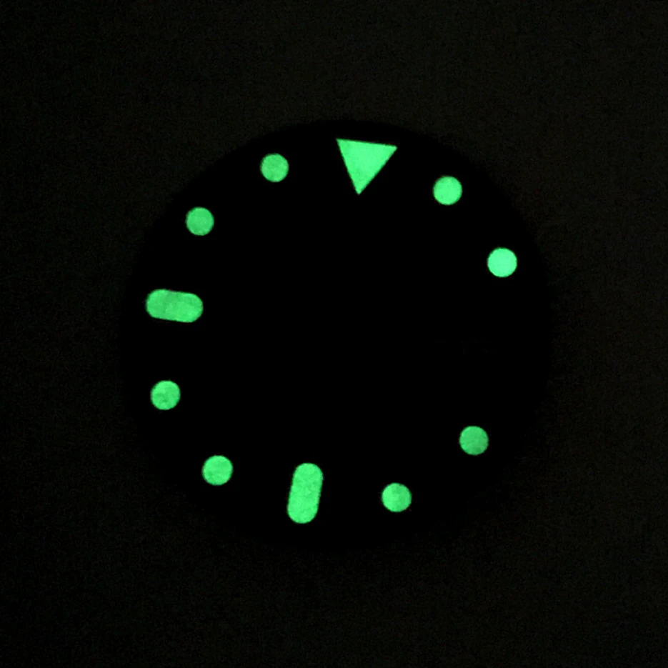 No Logo 28.5mm Watch Dial Replacement, Modified Dial, Luminous Face, for NH36A Movement BA7 Men Watch Accessories