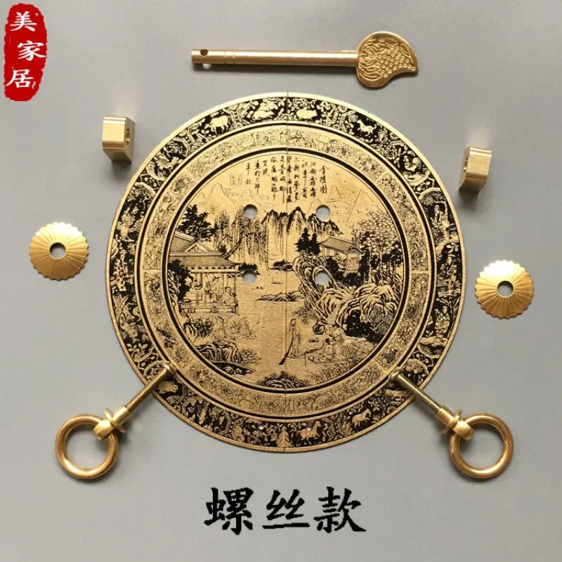 

Китайская антикварная мебель, медная фурнитура 140/180/240 мм, ручка шкафа, книжный шкаф для обуви, дверная ручка шкафа, мебель в стиле ретро