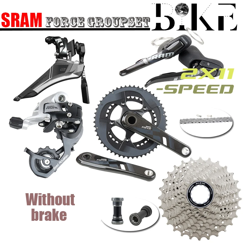 Скоростной Переключатель скоростей SRAM FORCE 22 2X11 для дорожного велосипеда набор