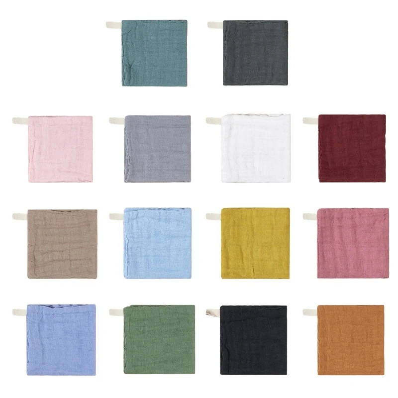 

Baby Wiping Towel Face Towel Muslin Washcloths Nursing Towel Saliva Wipe 30x30cm