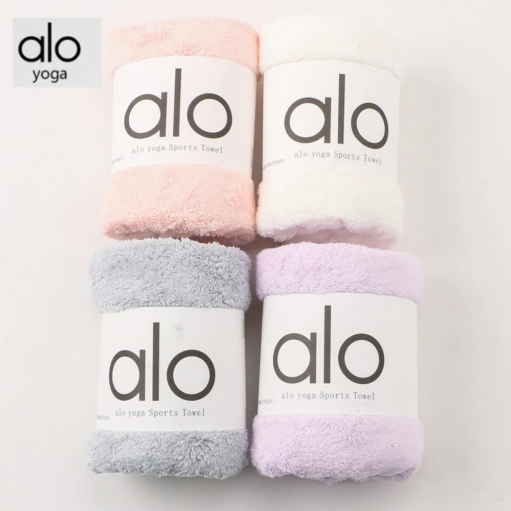 

Alo Yoga Sports Towel Soft Absorbent Yoga Towel Running Fitness Gym Sweat Towel Household Four Colors Towel Yoga Mat