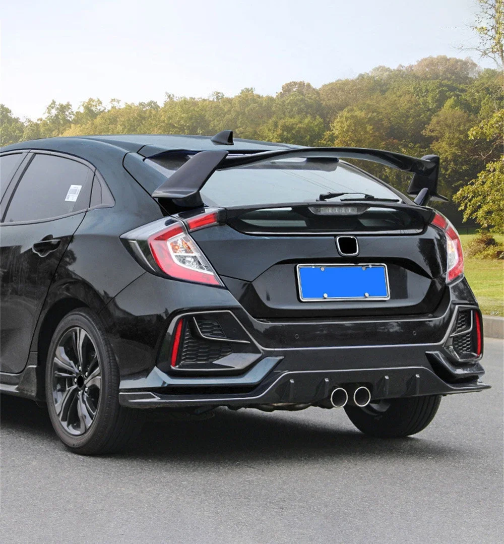 Задний спойлер для хэтчбека для Honda Civic 2016 2017 2018 2019 2020 10 поколения FK7 Тип-R стиль Тюнинг крыши крыла багажника губа украшение