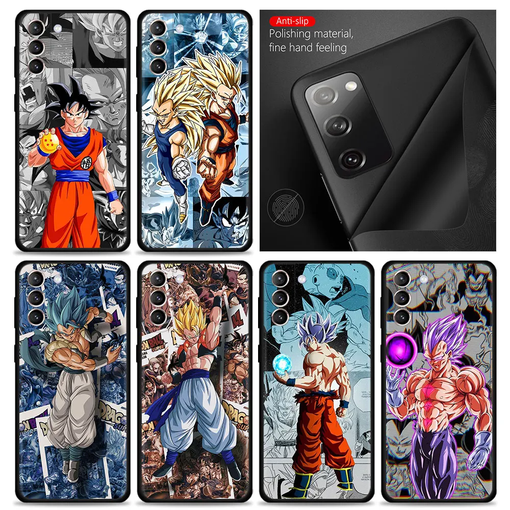 

Phone Case For Samsung Galaxy S21 S20 FE S22 Ultra S10 S9 S8 Plus for Samsung Note 20Ultra 10Plus Capa Comic Kakarotto Majin Buu