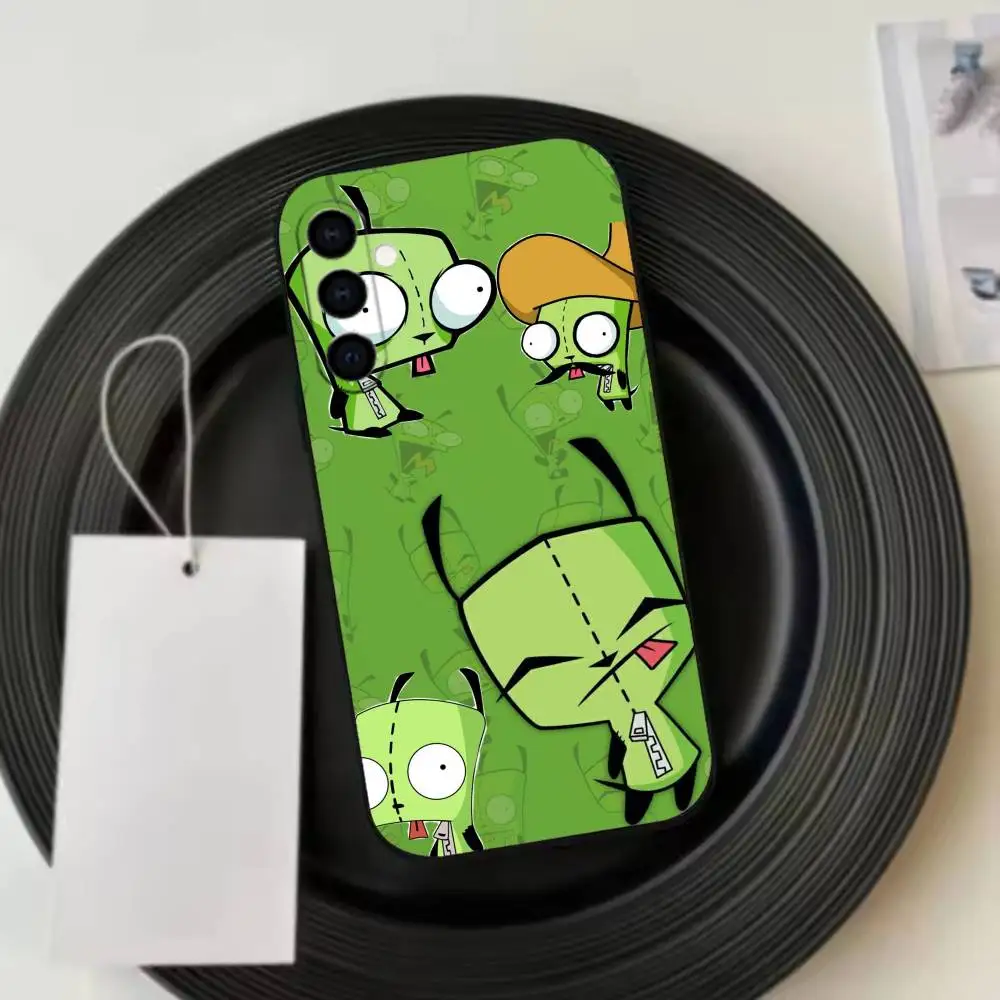Фото Чехол для телефона Madness Invader Z-Zim Gir, черный, силиконовый, мягкий, для Samsung Galaxy A73, A72, A71, A70, A53, A52, A51 №4