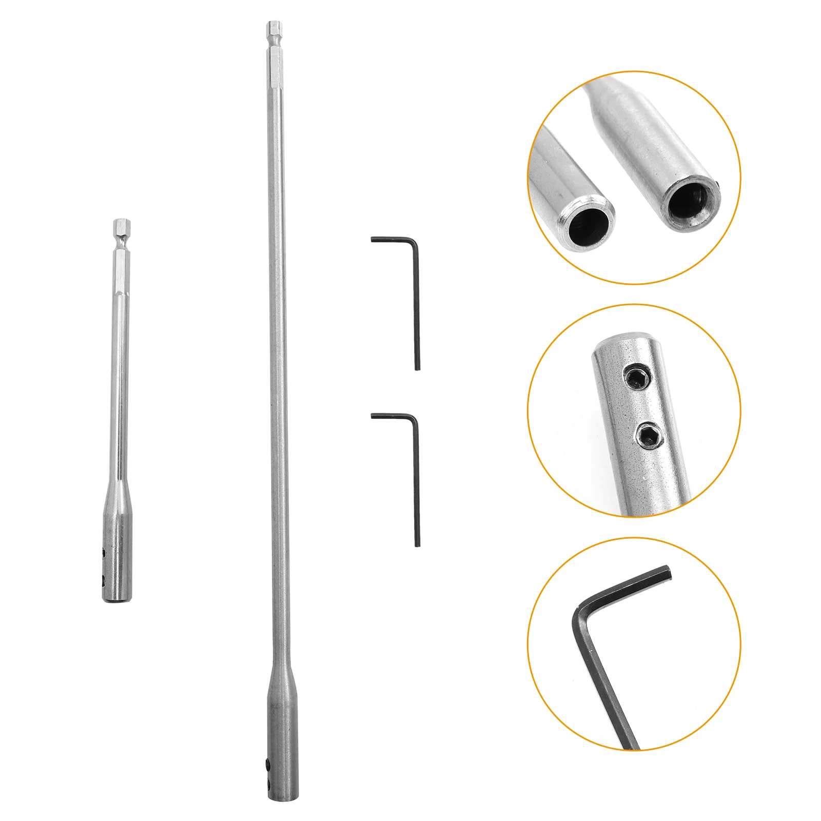 

Bit Set Extension Drill Rod Hand Tool Bar Expander Wood Spade Extensions Sets Carpentry Extender