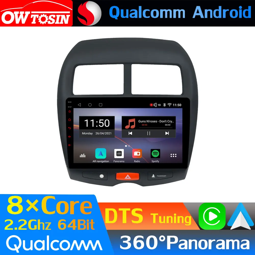 Восьмиядерный Автомобильный мультимедийный процессор Qualcomm Android для Mitsubishi ASX
