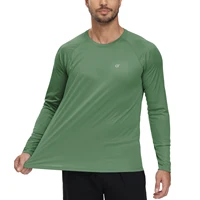 2023 Men's UPF 50+ Rash Guard T-Shirt Athletic Crewneck Sweatshirt Long Sleeve Fishing Hiking Workout Outdoor Pullover Shirt 5