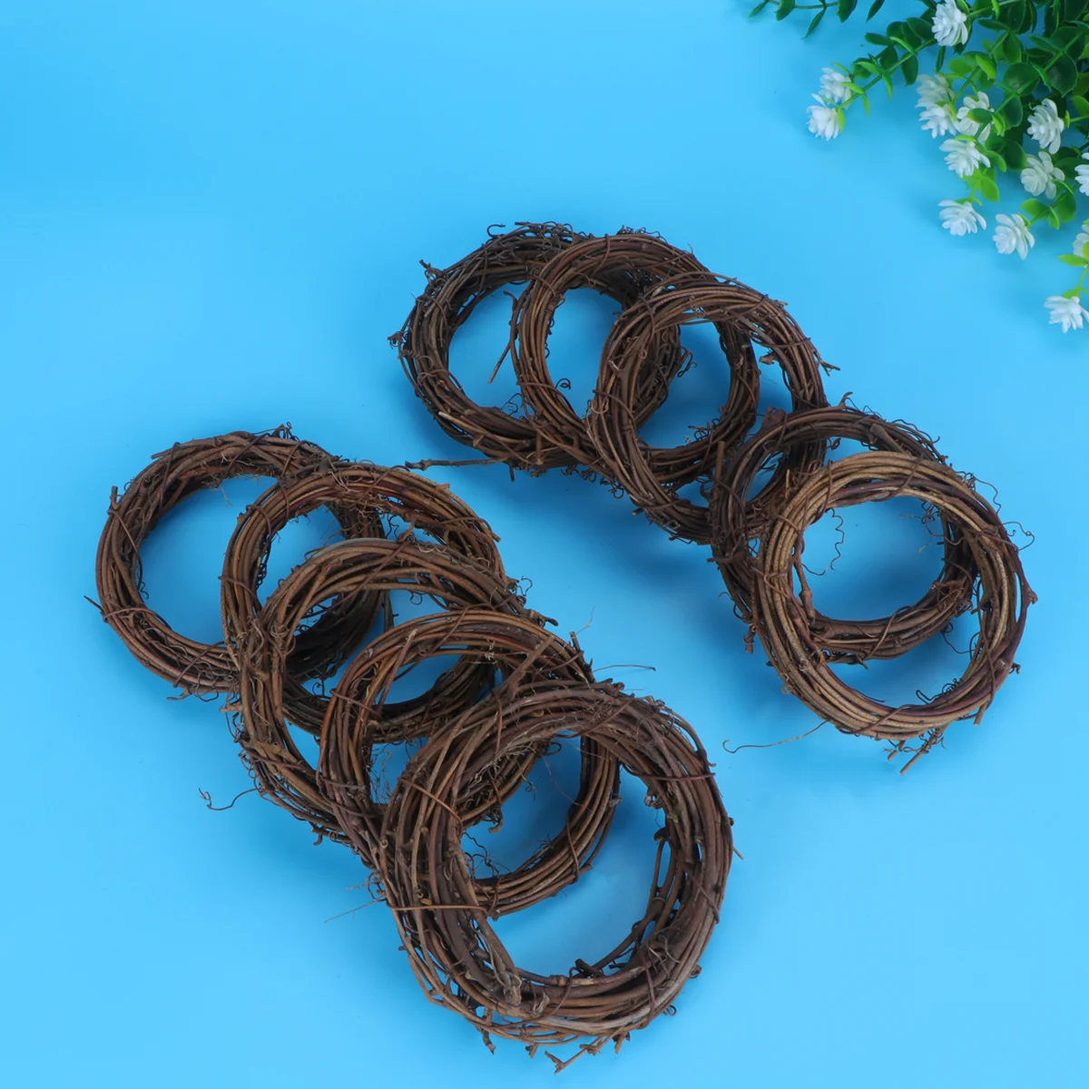 

Wreath Rattan Grapevine Ring Diy Vine Christmas Branch Natural Garland Crafts Door Wreaths Dried Twig Ornament Twigs Party Rings
