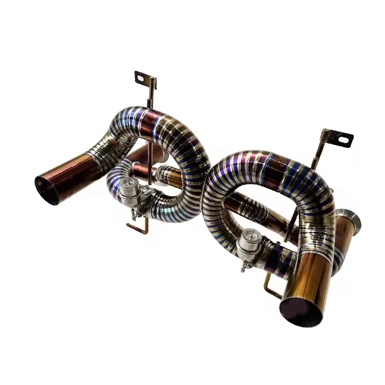 Xinaote Титановая выхлопная система с прямой трубой и клапаном для LAMBORGHINI SVJ