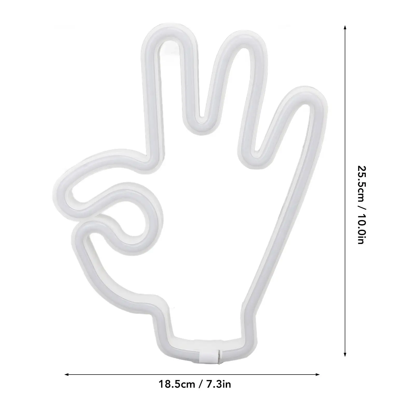 Ручной светодиодный неоновый свет - креативная декоративная вывеска для