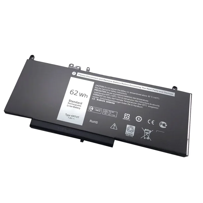 Фото Новый аккумулятор для ноутбука 6MT4T для ноутбука Dell Latitude E5470 E5570, 15,6 дюйма, M3510 TXF9M 79VRK 7V69Y 07V69Y 7,6 В 62 Втч, 4 ячеек №3