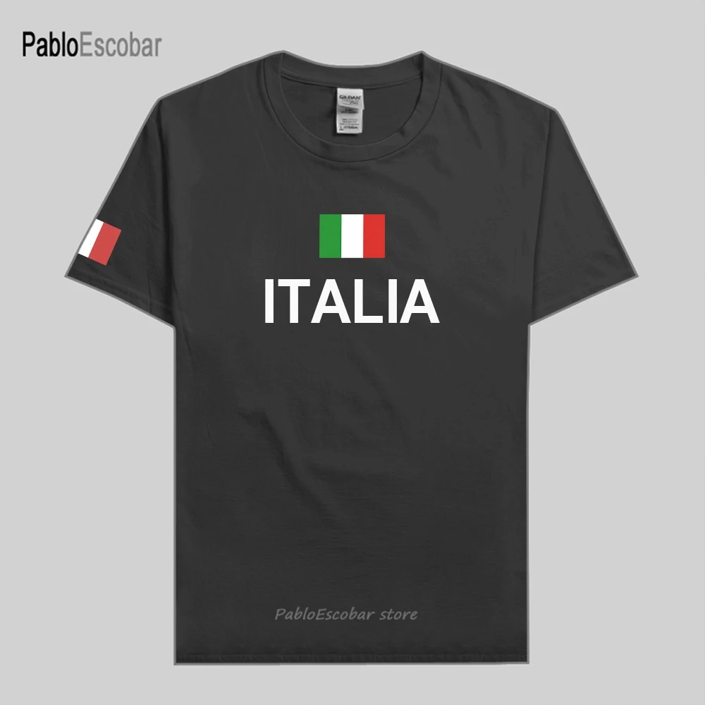 

Italy Italia Italian t shirt man t-shirts nation team 100% cotton gyms fans Jerseys streetwear fitness ITA country tops