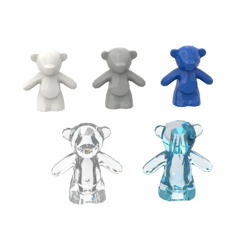 

MOC 10PCS Replaceable Assembles Particle 98382 Bear Building Block Bricks High-Tech Part Toy Children Gift