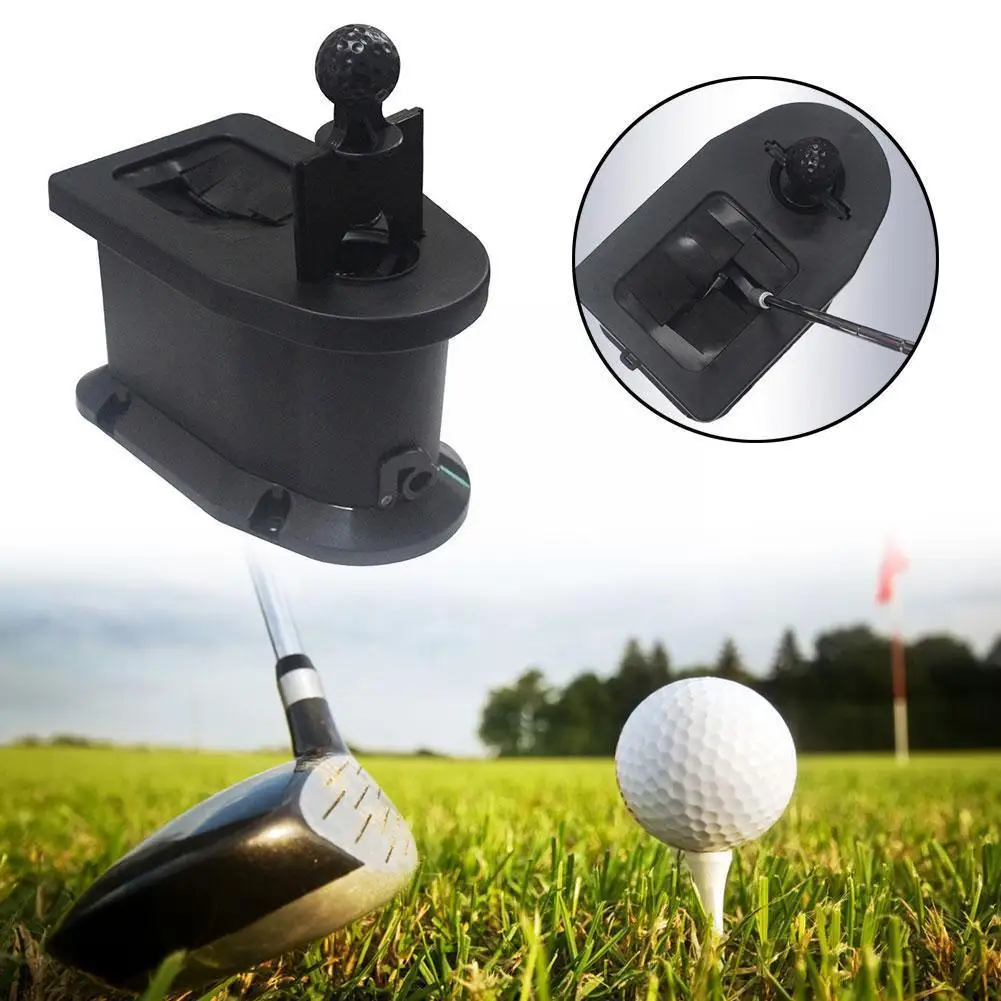 

Black Golf Ball Golf Club Washer Cleaner Golf Carts Mount Shaft Device Cleaner Pre-drilled Accessories Cleaning Groove C5G1