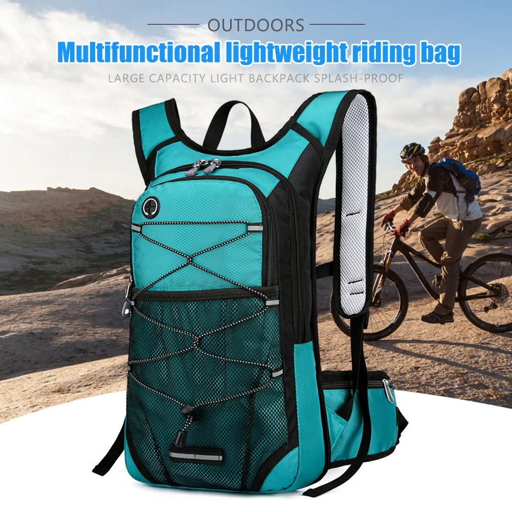 

Рюкзак из ткани Оксфорд для кемпинга, дышащий водонепроницаемый школьный ранец, вместительный износостойкий многослойный хранилище для упражнений и фитнеса