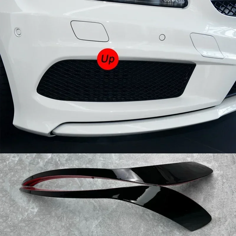 

6 шт. передний бампер Canards Splitter для Mercedes Benz A Class W176 Pre-Facelift AMG A180 A200 A250 A45 2013 2014 2015 комплект кузова