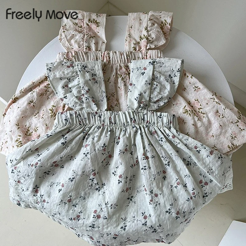 

Freely Move Cotton Girls Vest Candy Kids Camisole Children Tops Summer Baby Floral Printing Girls Baby T Shirt Korean
