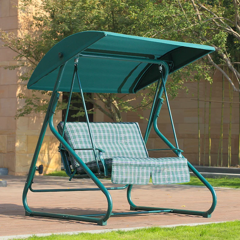 

Outdoor Iron Swing Outdoor Garden Courtyard Balcony Rocking Chair Net Red Hanging Chair Leisure Double Hammock Swing Chair