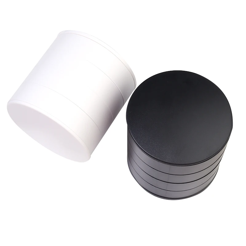 Multilayer Rotating Plastic Jewelry Storage Box Stand Earrings Ring Box Cosmetics Beauty Container Organizer Boxes High Quality