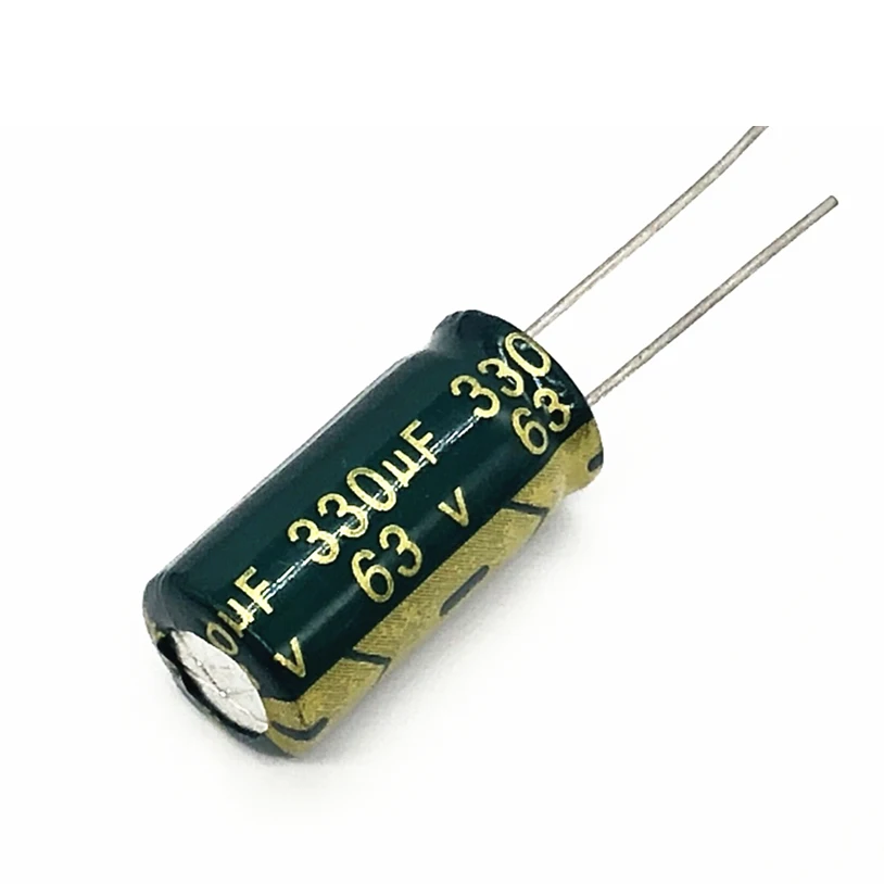 

20pcs/lot BC04 high frequency low impedance 63v 330UF aluminum electrolytic capacitor size 10*20 330UF 20%