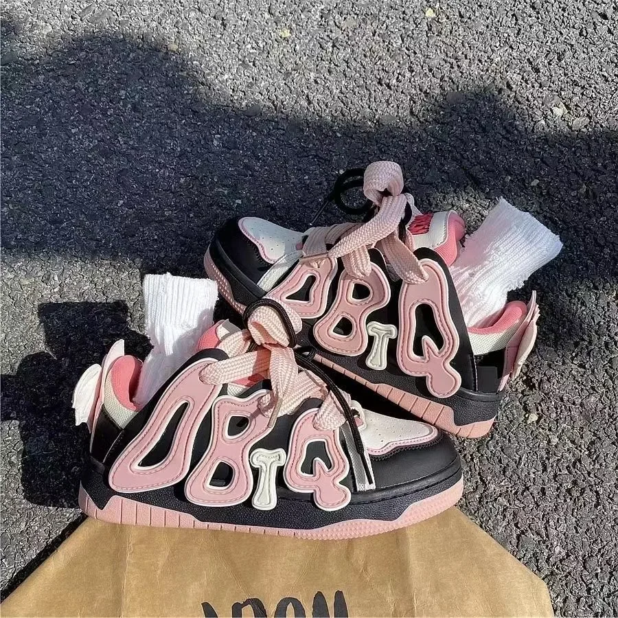 Модные трендовые повседневные белые туфли для студентов Нескользящие дышащие