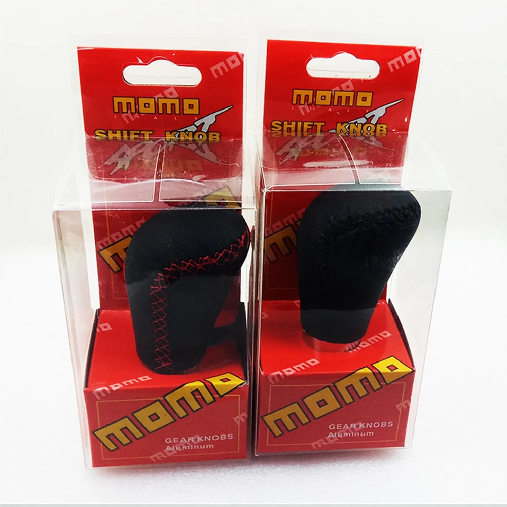 

Универсальный рычаг переключения передач MOMO MT/AT из искусственной кожи для TOYOTA, рычаг переключения передач, Рычажная головка, шаровая рукоят...