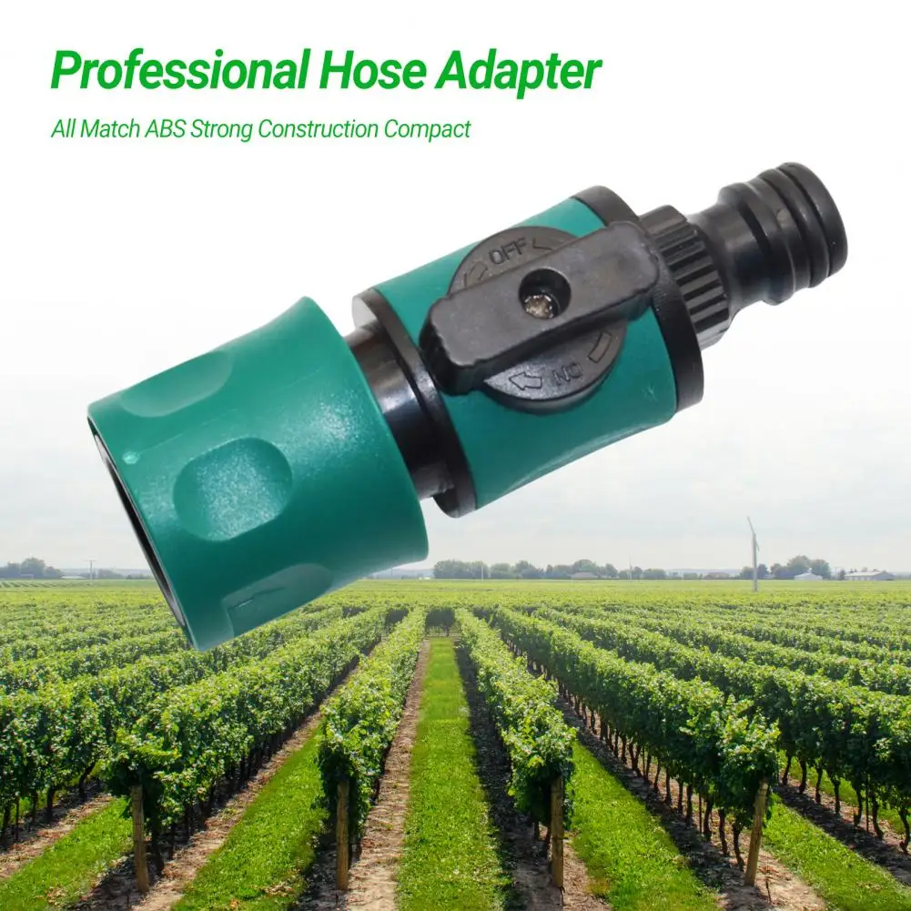 

Professional Hose Adapter All Match ABS Strong Construction Compact Tap Adapter Garden Supplies Garden Water Connectors