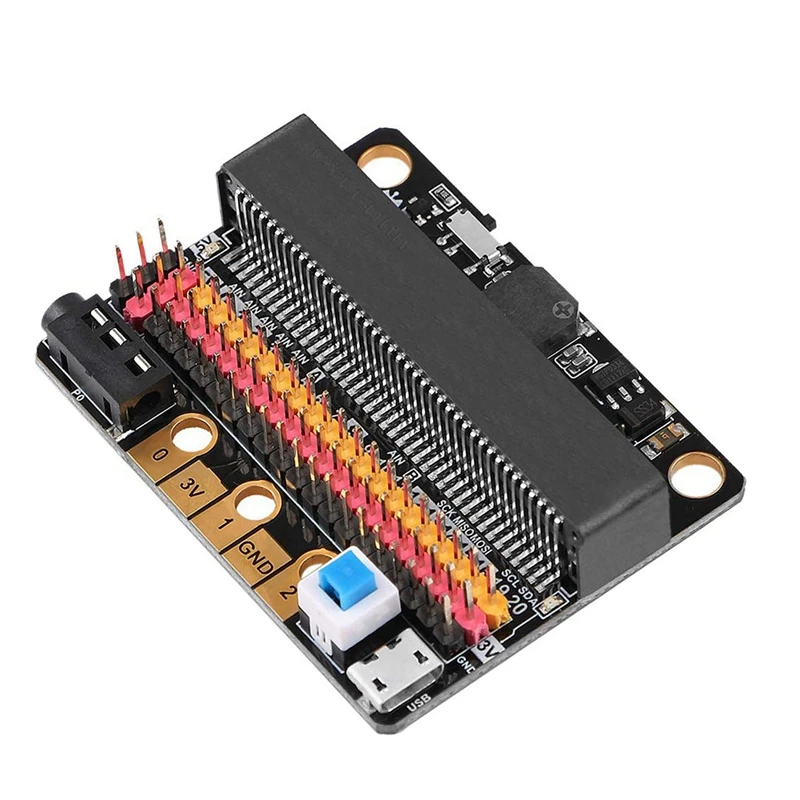 

10-битная плата расширения Micro-Bit IOBIT V2.0, прерывающий адаптер, экран с зуммером для BBC Micro: бит графического программирования