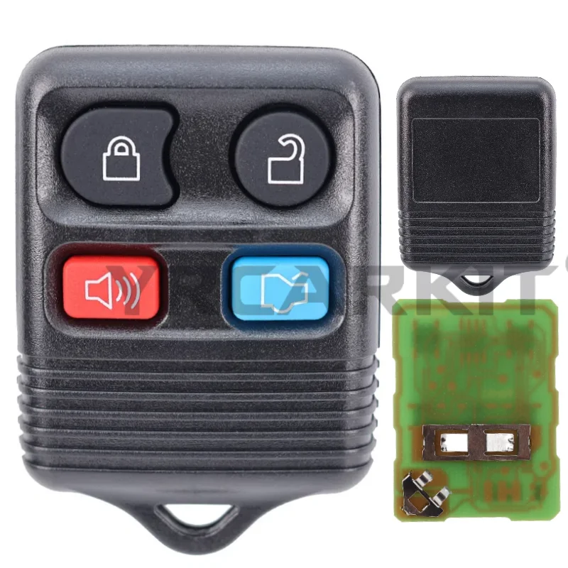 Автомобильный ключ 315/433 МГц 3/4 кнопки подходит для Ford Escape Explorer 2002 бесключевой