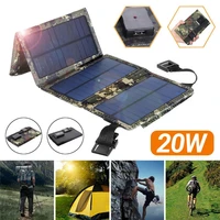 creative portable easy installation 20w usb mini solar charger for smart phone solar power charger solar cell charger