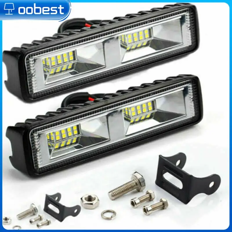 

Durable Fog Lights Portable Super Bright Headlights Universal 18w 12v 16led Car Lights Car Accessories Led Work Lights