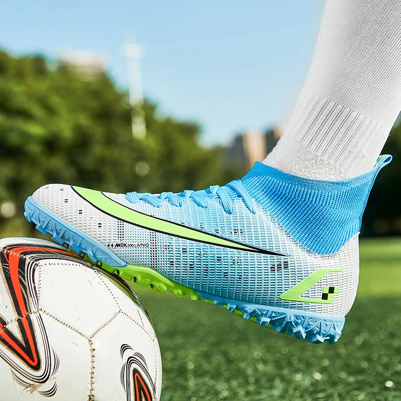 Soccer Sneakers Assassin TF/FG Football Boots High Top Men Women Sport Shoes Professional Futsal Shoes Top Quality Kids Sneakers