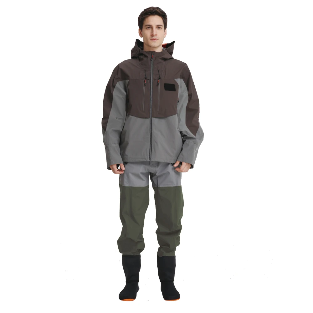 Дышащие водонепроницаемые вейдеры на талии для рыбалки нахлыстом высокие брюки