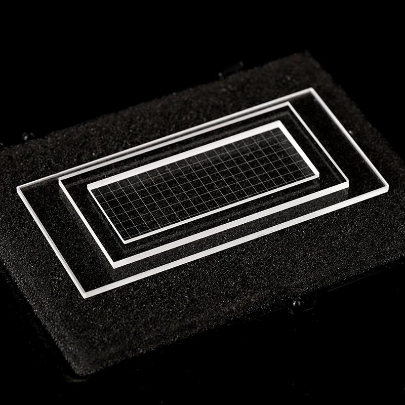 Планктонное счетное стекло слайд 0.04ml0.1ml1ml Ascaris количество яиц