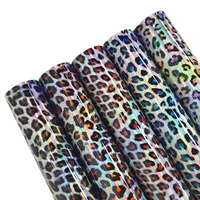 a4 set 5 7pcs camouflage rainbow pvc vinyl fabric for t shirt fabric clothing film soft glass cloth waterproof for bag bow