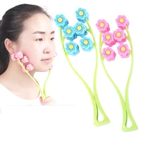 facial massager roller portable flower shape anti wrinkle face lift slimming face relaxation beauty tools