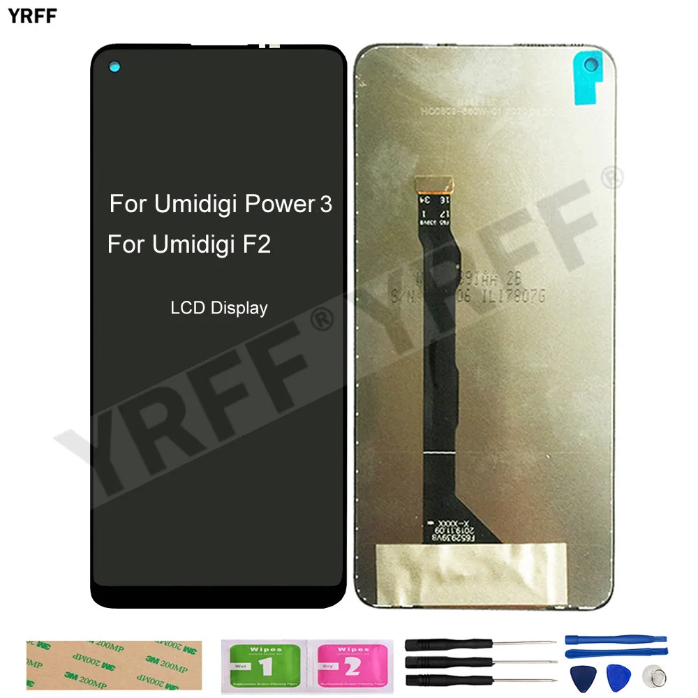 

For UMI UMIDIGI POWER 3 Phone LCD Screens For UMIDIGI F2 LCD Display Touch Screen Digitizer Assembly Repair Replace Parts Tools