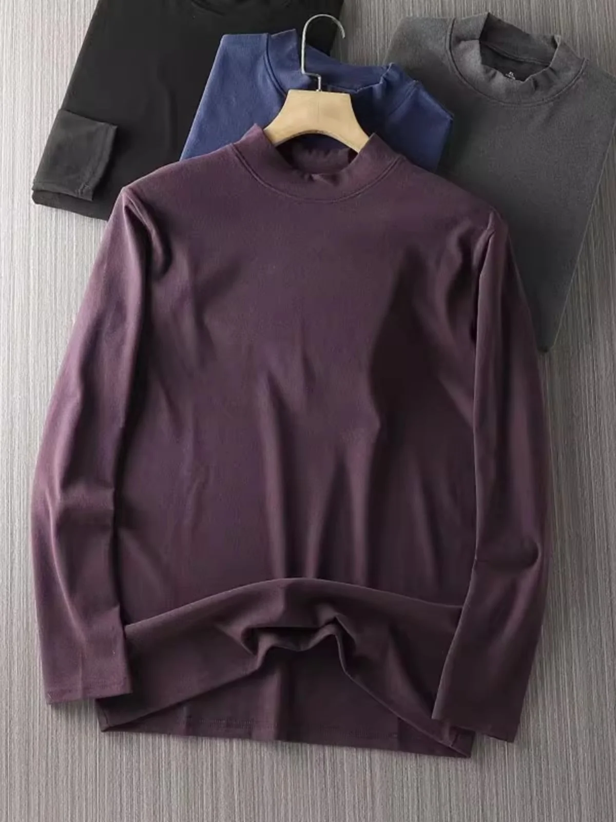 Двусторонняя самонагревающаяся осенне-зимняя мужская однотонная простая