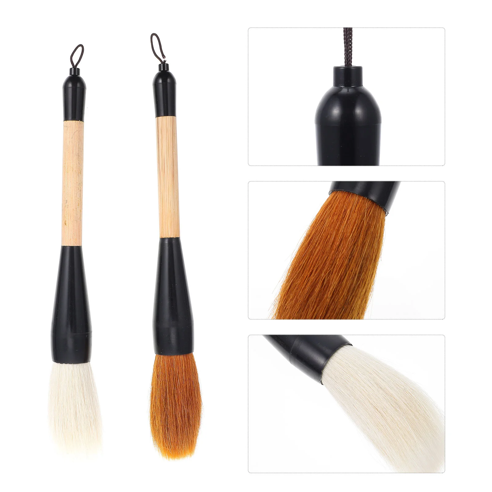 

2 шт., кисти для рисования волчьей и овечьей шерсти