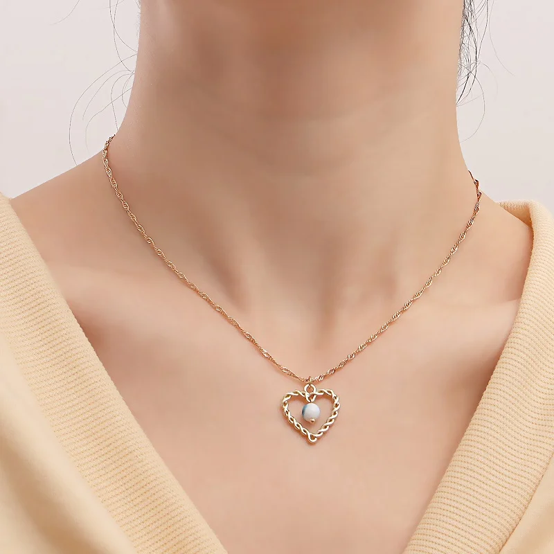 

Простое летнее ожерелье из сплава с подвеской в виде сердца дьявольского глаза для женщин ювелирные изделия аксессуары