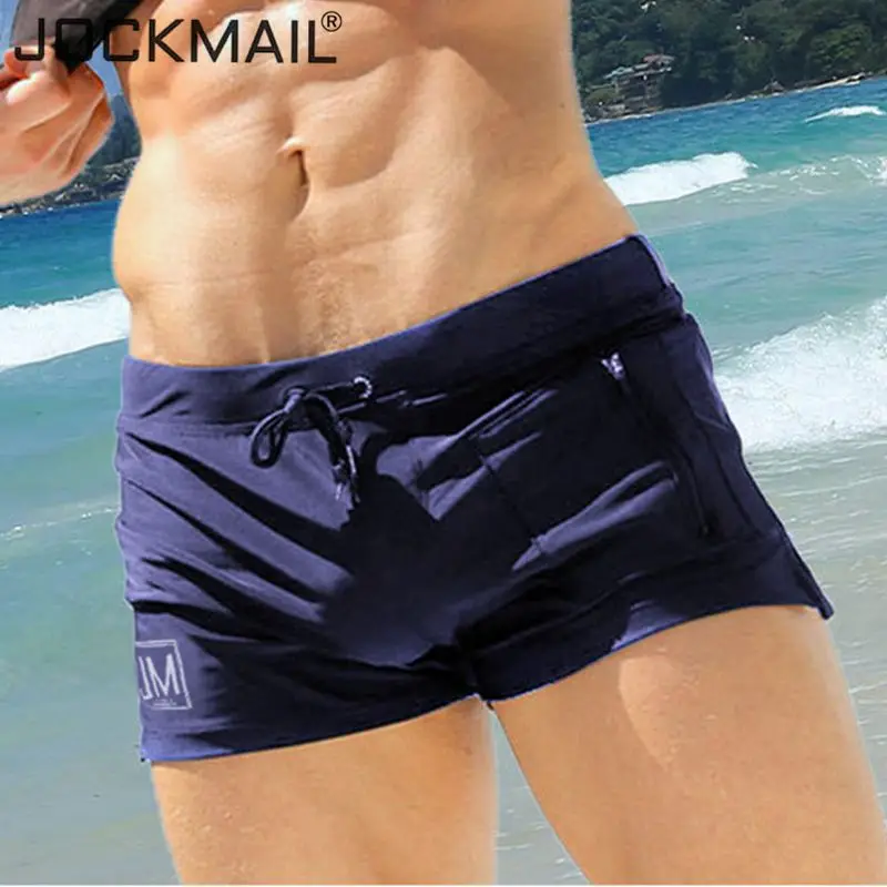 Фото JOCKMAIL мужские плавки для плавания, мужские трусы для плавания, купальный костюм для мальчиков, купальный костюм для воды, мужские трусы для геев №3