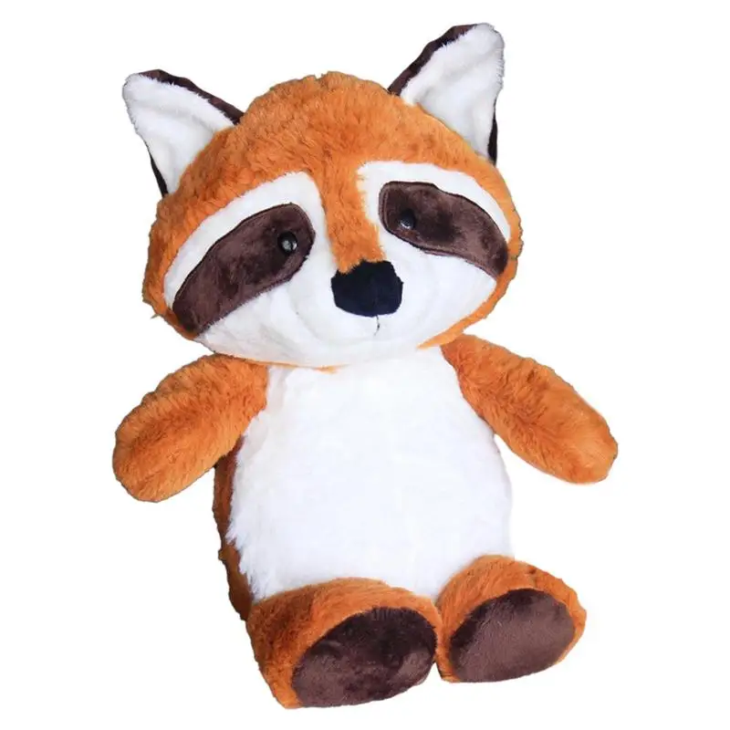 

Stuffed Raccoon Kids Plump Cartoon Animal Plushies Plush Raccoon Throw Pillow For Car Ornament Skin Friendly Fluffy Animal Toy