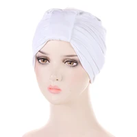 summer plain turbans for women fashion muslim headscarf cap headwrap for cancer chemotherapy